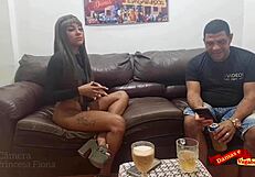 Nayrob passionately gives tight ass to Leo Ogro on sofa