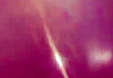 Monika fox poses naked on the bed.