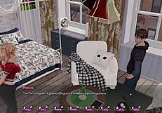 3D animated porn with BDSM and kissing scenes