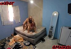 demolishing the woodpecker's cabin with big black cock bareback action