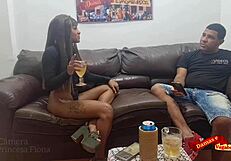 Nayrob passionately gives tight ass to Leo Ogro on sofa