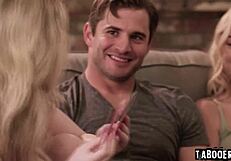 Daniela melo moans in missionary and cowgirl with interracial repairman