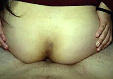 Latina student moans loudly as big cock penetrates her asshole to orgasm