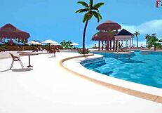 Yor Forger Bikini Pool Spy Sex