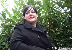 I'm thrilled watching Andreas dare to flash and strip outdoors.