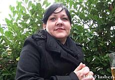 I'm thrilled watching Andreas dare to flash and strip outdoors.