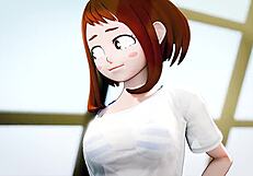 Ochaco uraraka undergoes hero recruitment drive