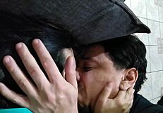 rolling hot fuck with young nymph and old stud