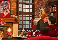 Ginny takes revenge in 3D hentai sex scene.