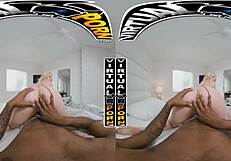 Deep bbc anal stretches petite dixie lynn in vr