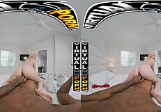 Deep bbc anal stretches petite dixie lynn in vr