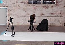 Hot shemales dive into wild sex and fisting with a eager milf