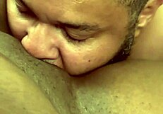 Bbw Milaj's fat pussy eaten while clit sucked intensely