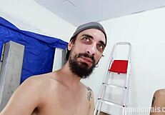 Guys From Street Six Fuck With Huge Dicks In Abandoned Warehouse.