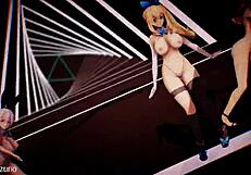 Adorable Girls Dancing to Luvoratorrrrry in MMD R18