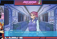 Cartoon porn with red hair and big boobs called Vampires
