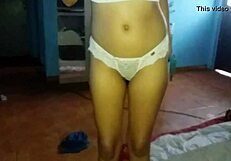 Wife Sits Deliciously on Her Man's Cock, Teasing with Slow Movements