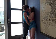 Hey, welcome home stepdaughter, let's share some intimate moments