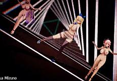 Adorable Girls Dancing to Luvoratorrrrry in MMD R18