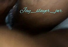 pussy so creamy and wet i had to cum twice inside her tight hole.