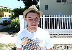 Free gay porn video of a blowjob with a big cock