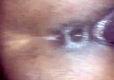 Horny wife rides wet pussy to creampie