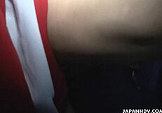 japanese cheerleader tomomi matsuda bangs hard in uniform
