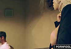 Pornfidelity Bridgette B INTERROGATES HARD COCK