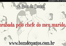 Narrated erotic tale of wife fucked by husband's boss