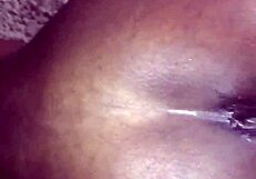 Horny wife rides wet pussy to creampie