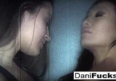 Hey, Check Out Dani's First Ever Anal Play With These Brunettes