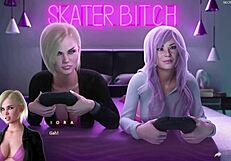 Can Two Perfect Asses Handle Huge White Cock?