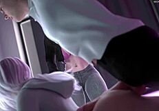 Can Two Perfect Asses Handle Huge White Cock?