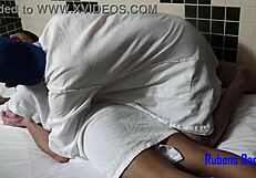 did the young latina give it to uncle hidden from aunt?