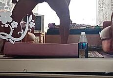 Kazakh couple films home video