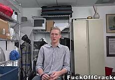 Posing in a white body my producer fucks my mouth and pussy part 1