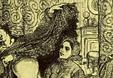 Vintage erotic art from retro cartoons and anime