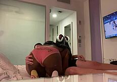 cupcake gets ponded doggy style in hardcore action