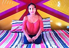 What secrets does Latina Flor reveal in this steamy room casting session?