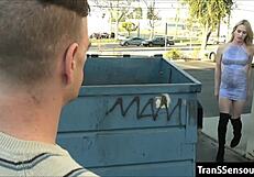 Damn, Dude Falls Hard For Shemale Asshole Temptation!