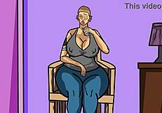 Slutty stripper fucks her lawyer for free service.