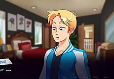 Blonde Rides Monster Cock in Woodchester Gameplay