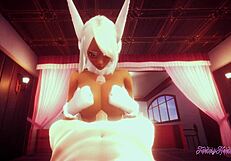 boku no hero hentai - pov rumi usagiyama boobjob and ride a dick - anime manga japanese cartoon porn