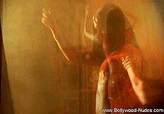 Indian Brunette MILF Undresses Sensually, Clothes Ripped In Striptease