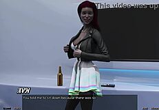 Stranded in Space with Married Black Milf's Big Tits