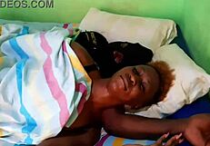 African beauty rides big black cock to wild orgasm