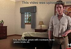 Mature Girl Commands Cum on Leg