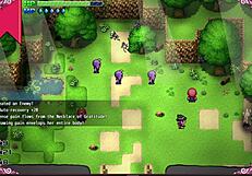 Massage chair makes witch cry in hentai