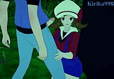 Bea Saito and Lyra Kotone Fuck Intensely in Pokemon Hentai!