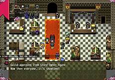 Massage chair makes witch cry in hentai